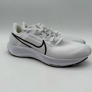 Nike Air Zoom Pegasus 38 White Black Mesh CW7356 100 Mens Size 8 New